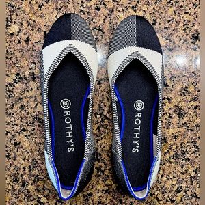 Rothy’s classic ballet in out of stock limited edition print.